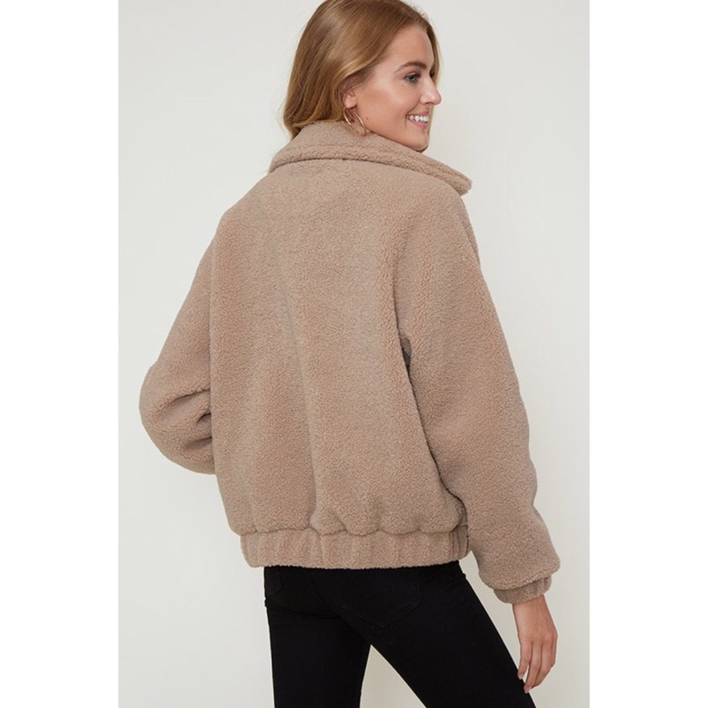 LAST ONE! Teddy Bear Bomber Jacket - Picture 4 of 5